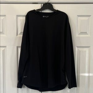 BYLT Basics Classic Black Long Sleeve Tee